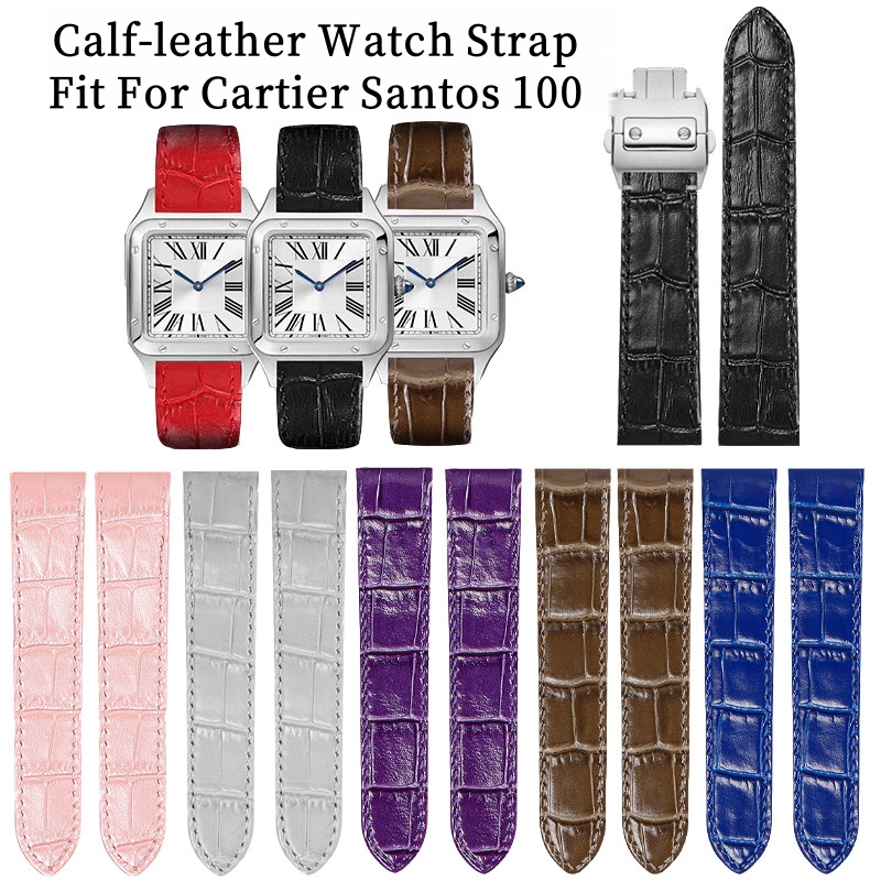 Cartier Watch Ballon Bleu - Bracelet de montre en cuir de