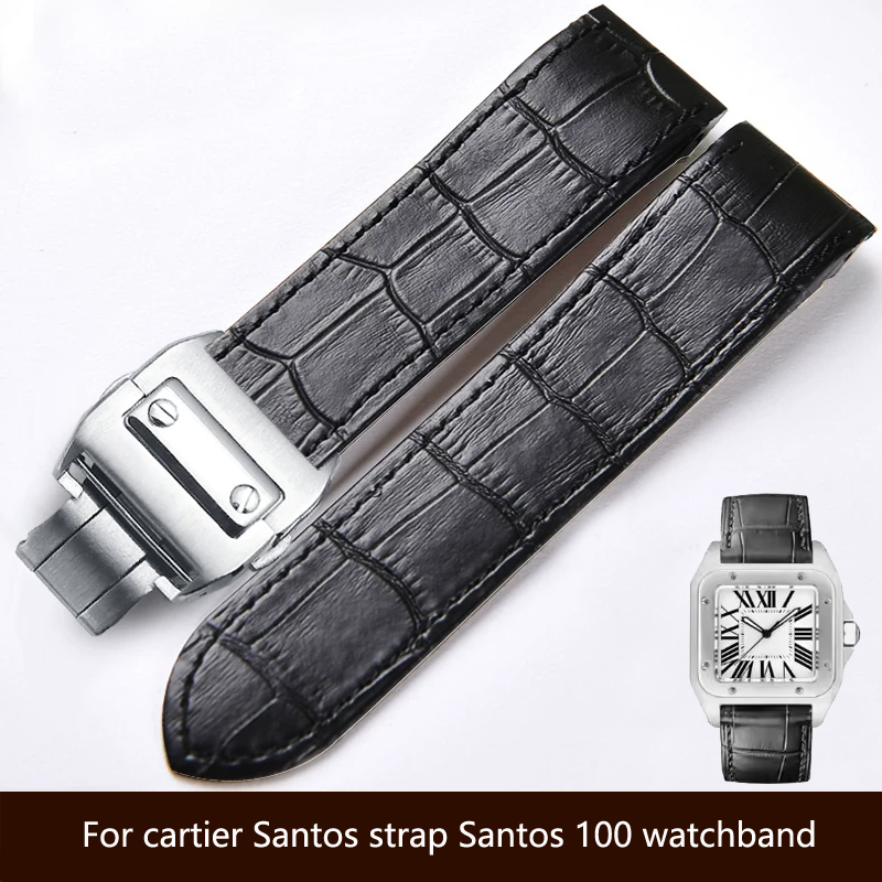 Bracelet de montre en cuir vér - Cartier Watch Tank avis et prix