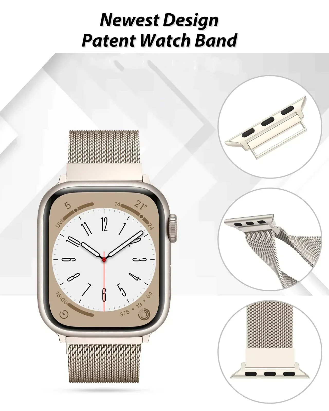 Bracelet milanais en métal pou - Milanese Loop Magnetic avis et prix