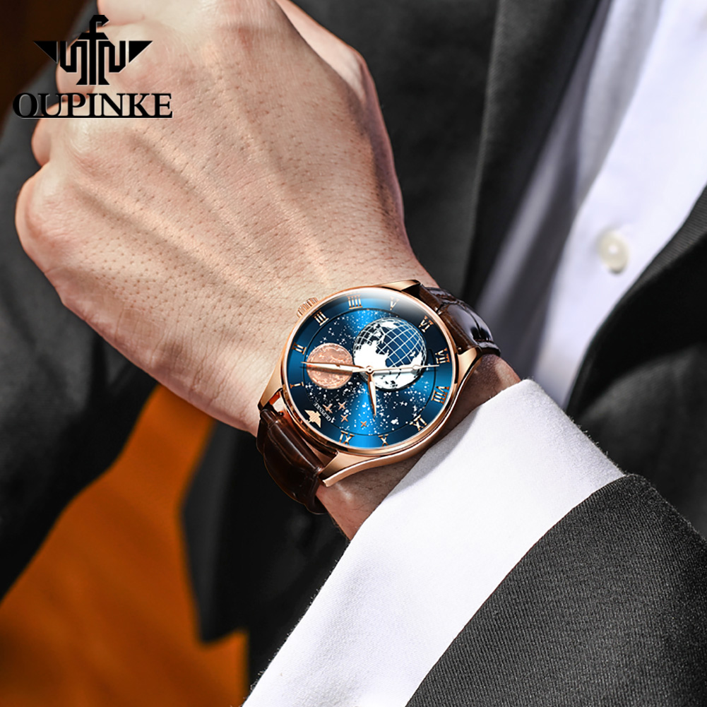 Montre homme OUPINKE 3177, cad - Omega Watch Constellation avis et prix