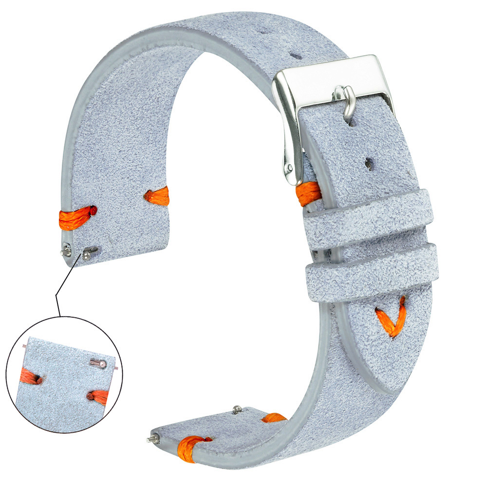 Bracelets de montre en daim 18 - Suede Strap Watch avis et prix