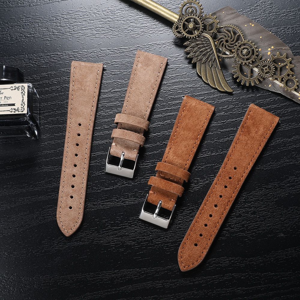 Bracelet de montre en daim lis - Suede Strap Watch avis et prix