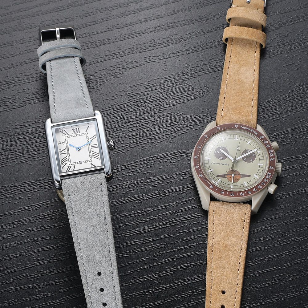 Bracelet de montre en daim lis - Suede Strap Watch avis et prix
