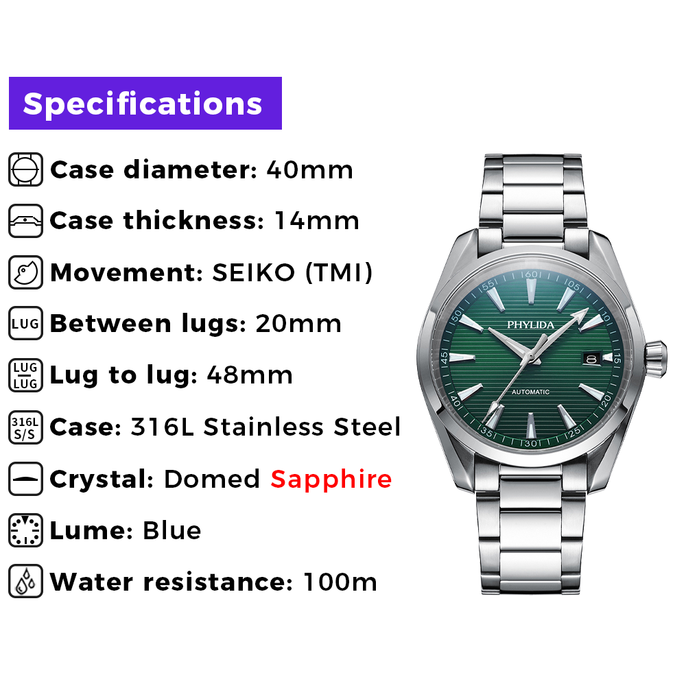 PHYLIDA – montre automatique A - Seiko Watch Presage avis et prix